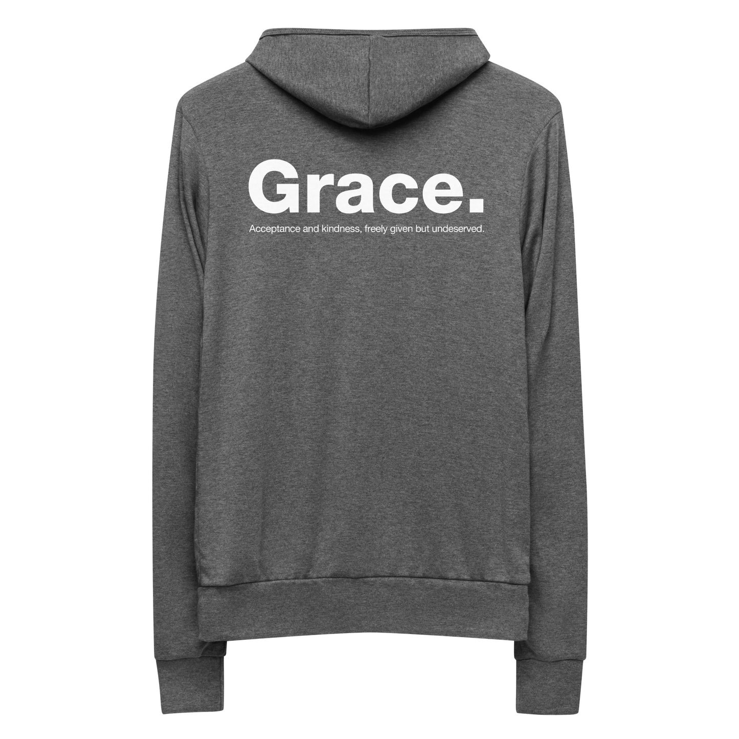 Grace - Unisex Lightweight zip hoodie